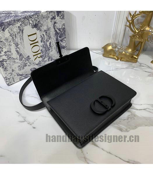 Christian Dior Original Palmprint 30 Montaigne Flap Bag Black Logo-3