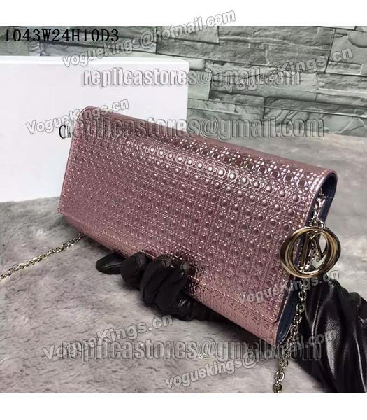 Christian Dior Pearl Pink Leather Chains Small Bag-1