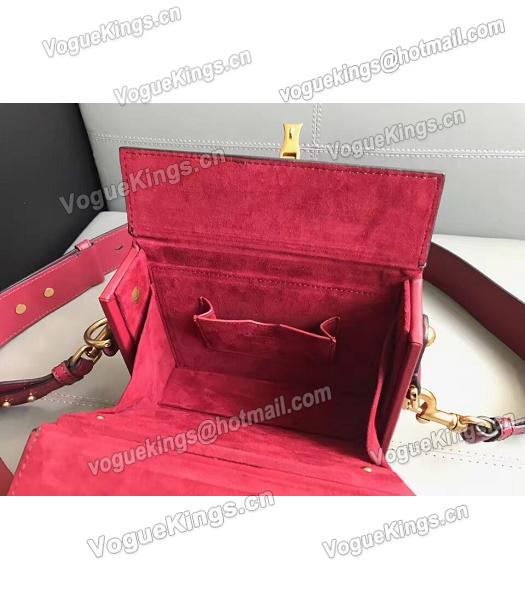 Christian Dior Red Original Leather Mini Crossbody Bag-4