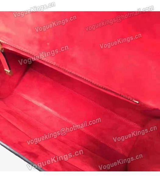 Christian Dior Red Original Leather Top Handal Bag-6