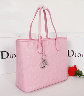 Christian Dior Sakura Pink Original Lambskin Leather Tote Bag