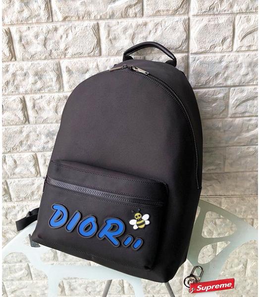 Christian Dior X Kaws Bee Black Original Nylon Backpack