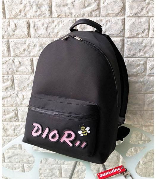 Christian Dior X Kaws Bee Black Original Nylon Backpack
