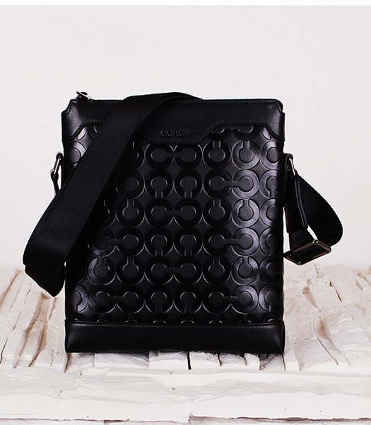 Coach Original Calfskin Leather Shoulder Bag 3909-4 Black