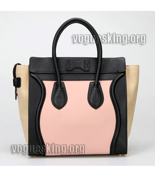 Fendi 2jours Transparent Plastic With Apricot Leather Large Tote Bag-3