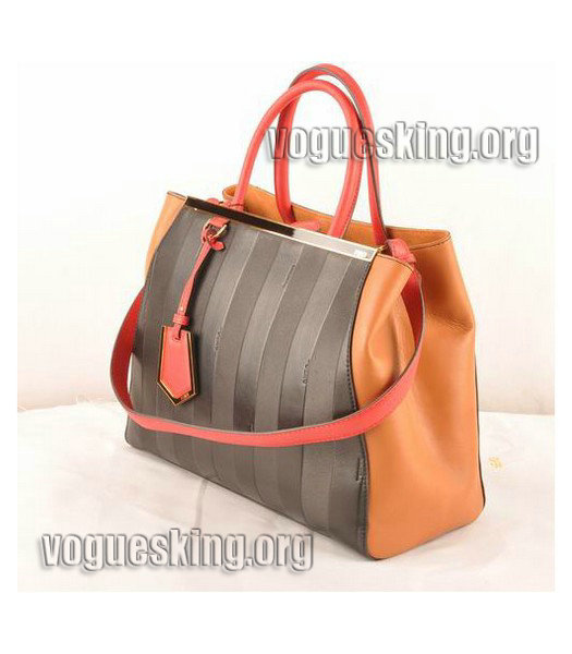 Fendi Accessories Orange Imported Leather Small Shoulder Bag-1