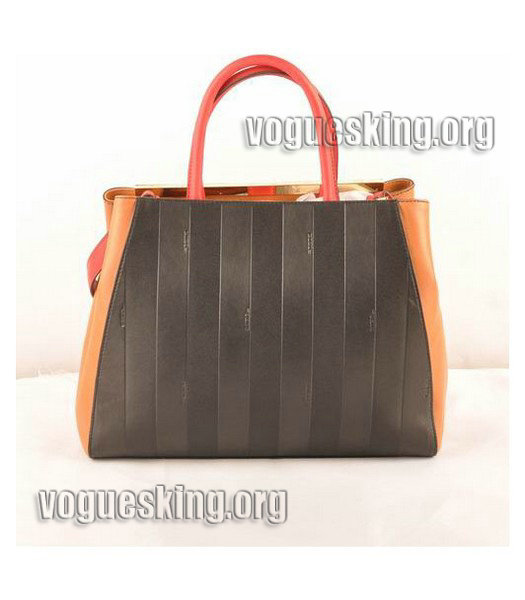 Fendi Accessories Orange Imported Leather Small Shoulder Bag-2