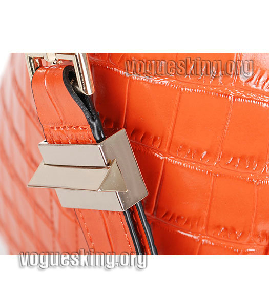 Fendi Accessories Red Suede Leather Medium Shoulder Bag-4