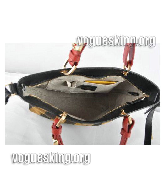 Fendi Big Mamma Grey Imported Leather Handbag-5