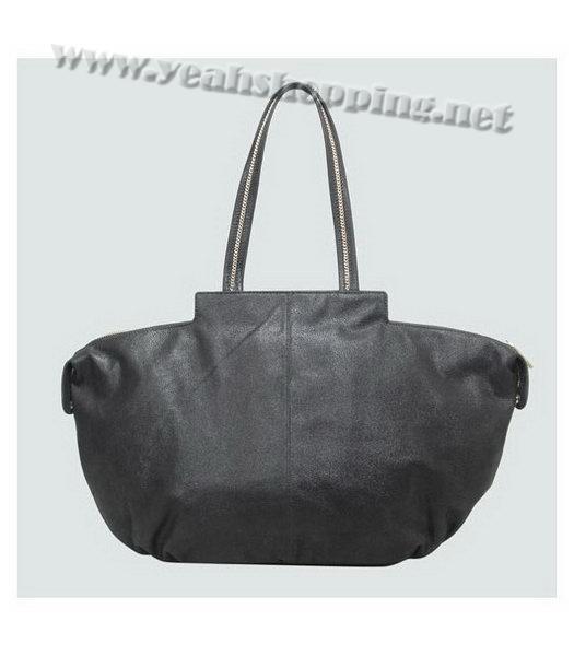 Fendi Black Leather Chain Strap Shoulder Bag-2