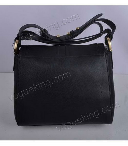 Fendi Black Original Leather Messenger Tote Bag-4
