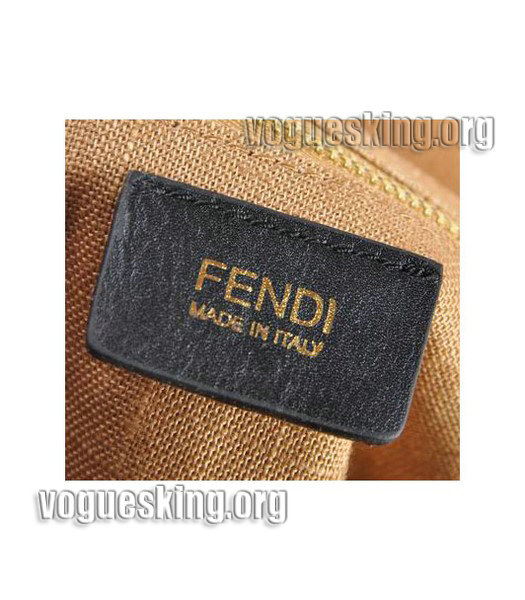 Fendi Black Soft Calfskin Leather Small Handbag-5