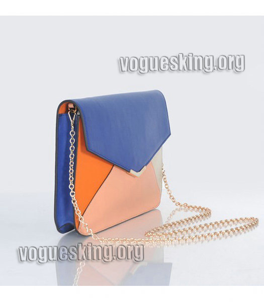 Fendi Blue Original Leather Small Shoulder Bag-1