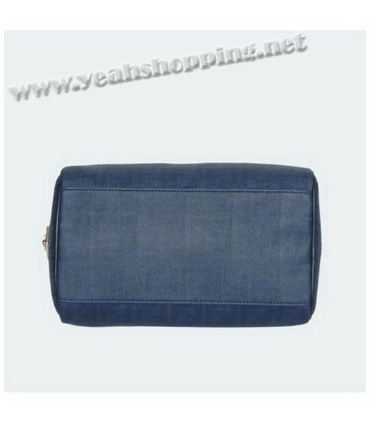 Fendi Blue Waterproof Fabric with Calfskin Trim Bag-2