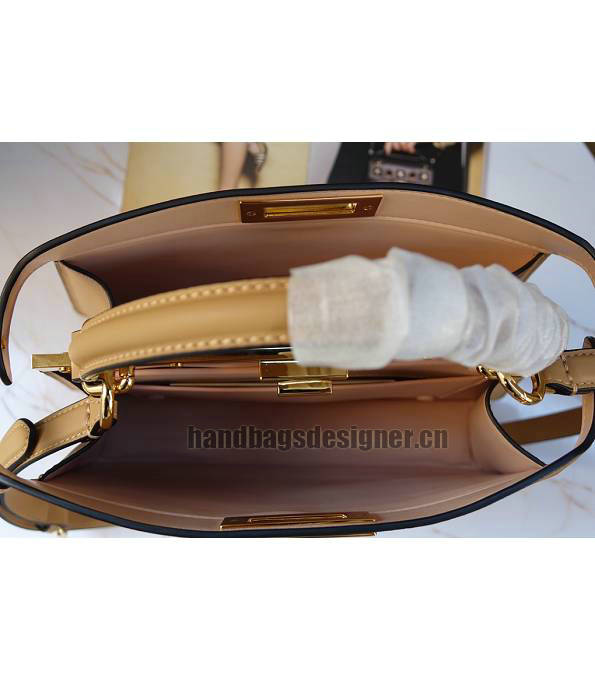 Fendi Brown Original Leather 33cm Peekaboo ISeeU Bag-3
