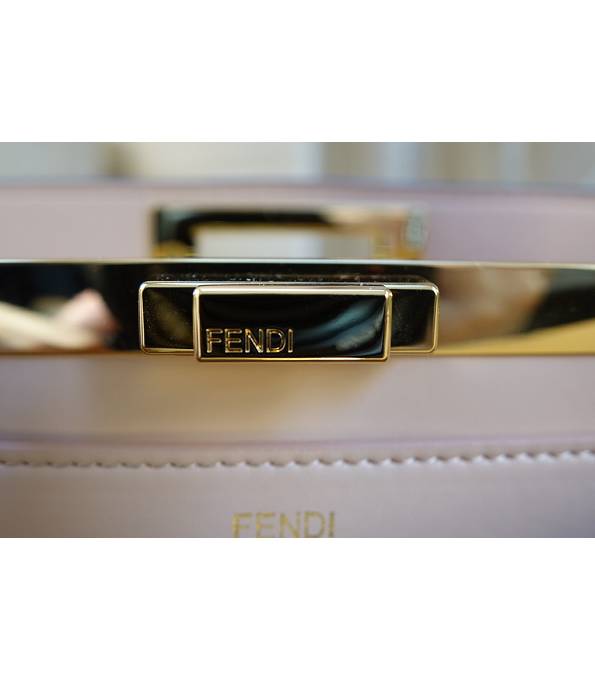 Fendi Brown Original Leather 33cm Peekaboo ISeeU Bag-8