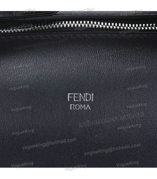 Fendi By The Way Original Leather Tote Shoulder Bag Black-4