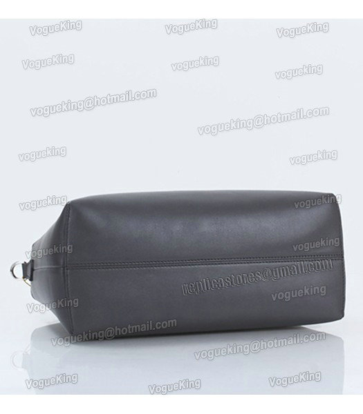 Fendi By The Way Original Leather Tote Shoulder Bag Oak Grey-3