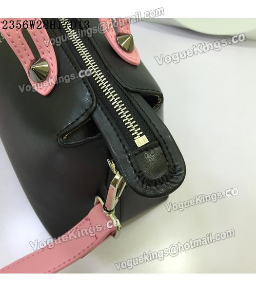 Fendi By The Way Small Shoulder Bag 2356 Black&Pink Leather-3