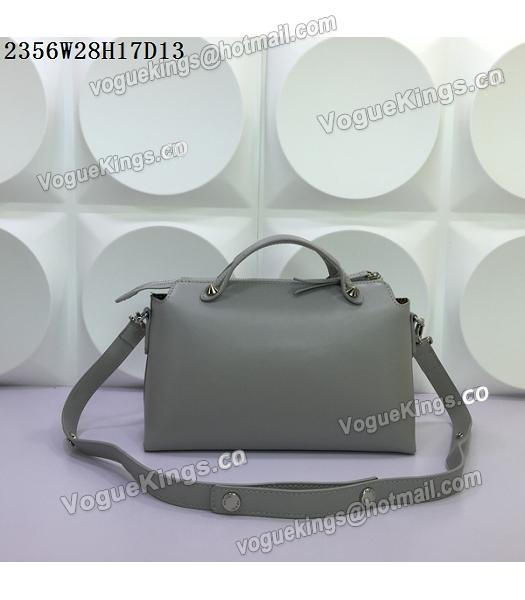 Fendi By The Way Small Shoulder Bag 2356 Grey Leather-2