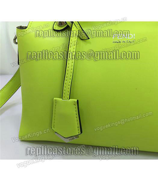 Fendi By The Way Small Shoulder Bag 2356 In Green Leather-6