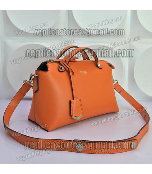 Fendi By The Way Small Shoulder Bag 2356 In Orange Leather-1