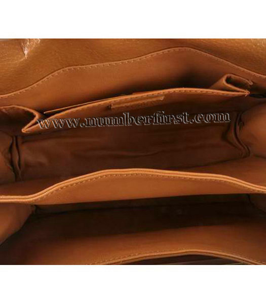 Fendi Chain Shoulder Bag in Earth Yellow-5