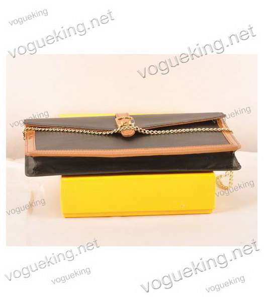 Fendi Chameleon Black Imported Leather Mini Handbag-3