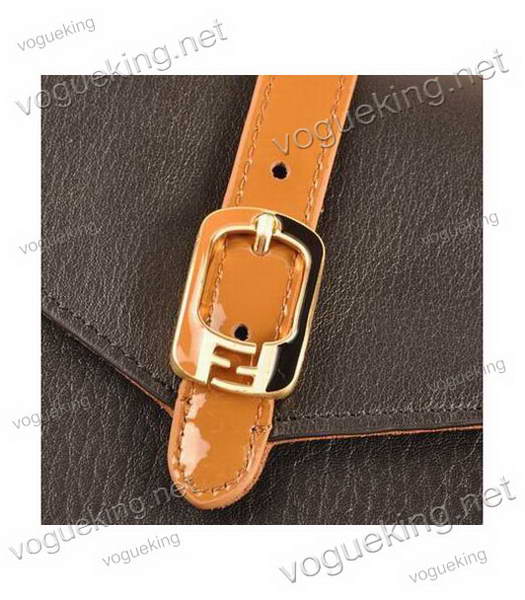 Fendi Chameleon Black Imported Leather Mini Handbag-4