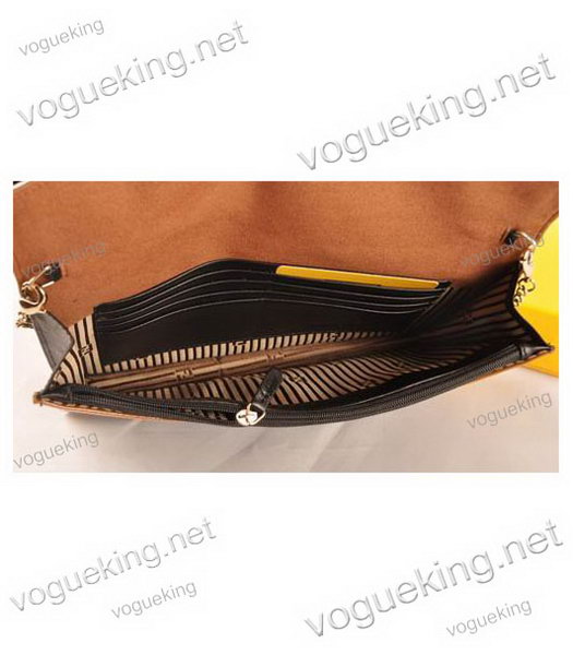 Fendi Chameleon Black Imported Leather Mini Handbag-5