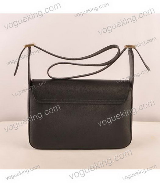 Fendi Chameleon Medium Saddle Messenger Bag With Black Calfskin Leather-2
