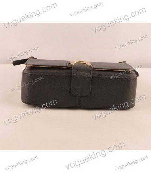 Fendi Chameleon Medium Saddle Messenger Bag With Black Calfskin Leather-3