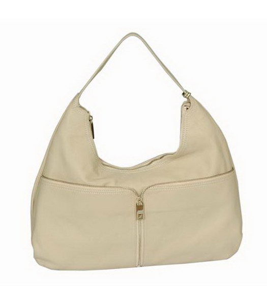 Fendi Fashion Offwhite Calfskin Handbag