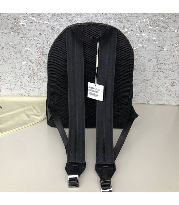 Fendi FF Motif Black Nylon With Original Leather Backpack-1