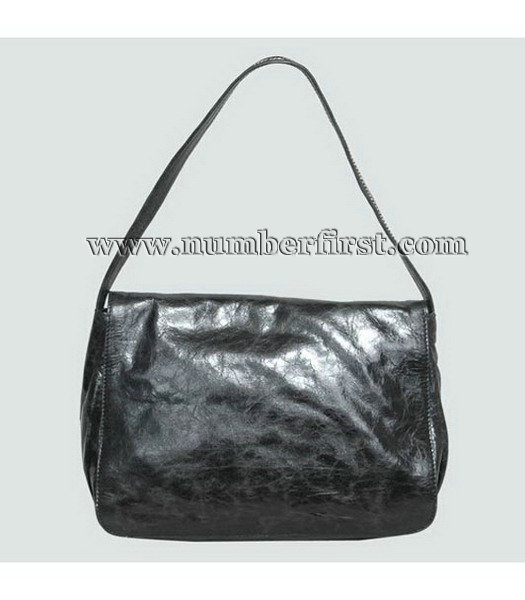 Fendi Green Oil Leather Tote Bag-2
