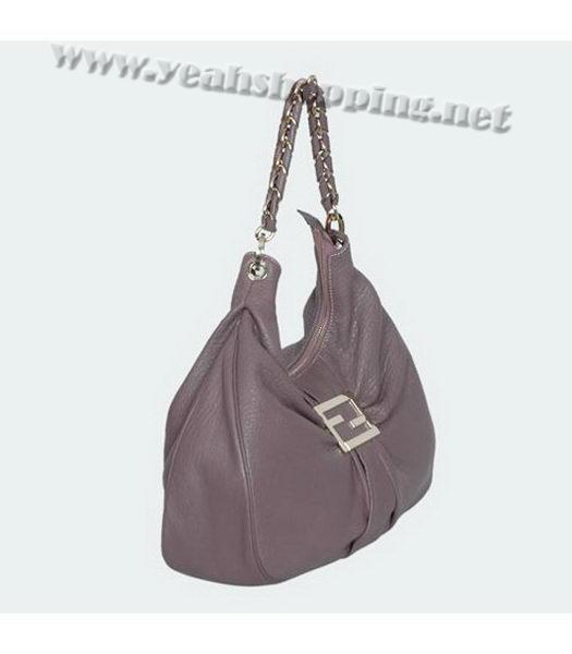 Fendi Lamskin Tote Bag in Light Purple-1