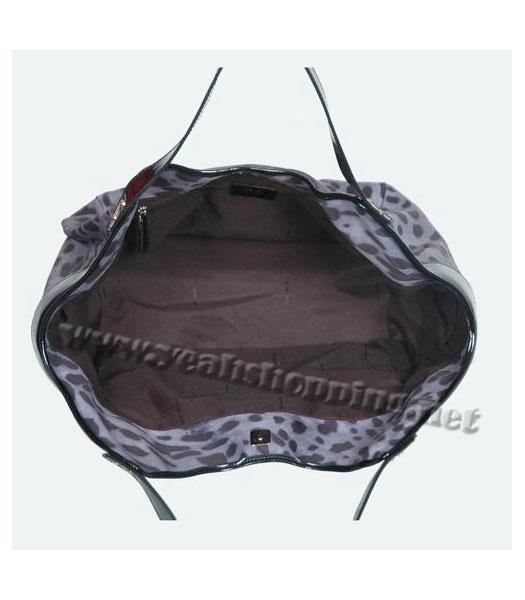 Fendi Large Leopard Pattern Tote Bag Grey-5