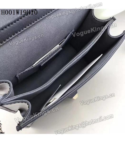 Fendi Latest Black Leather Chains Shoulder Bag-2