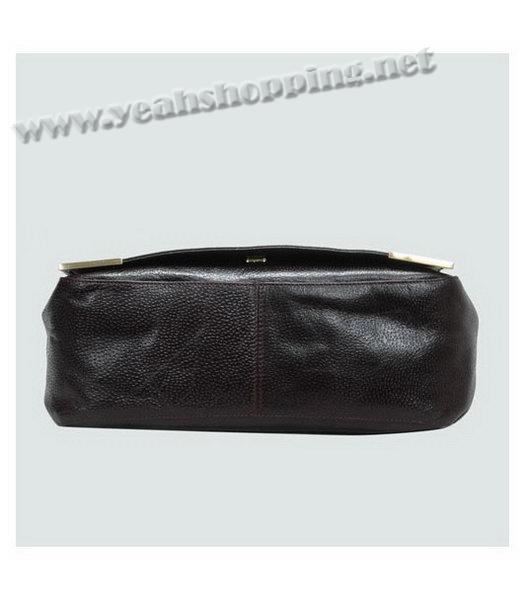 Fendi Leather Messenger Bag Coffee Calfskin-3