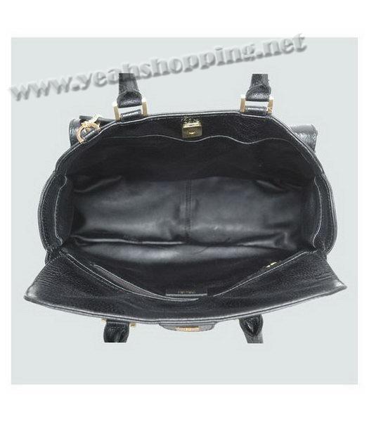 Fendi Leather Tote Bag Black Calfskin-5