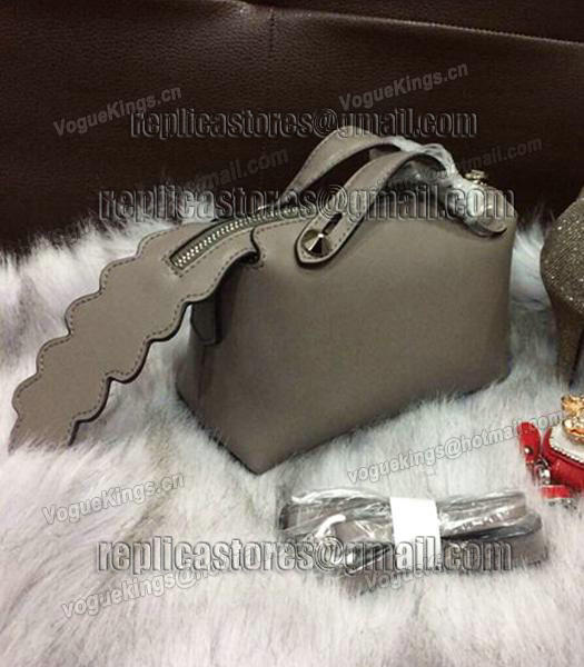 Fendi Mini Little Monster Shoulder Bag Khaki Leather-2