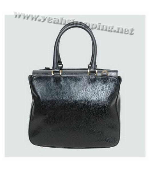 Fendi New Leather Tote Shoulder Bag Black Calfskin-2