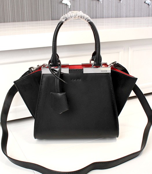 Fendi New Style Mini Black Leather Shoulder Bag