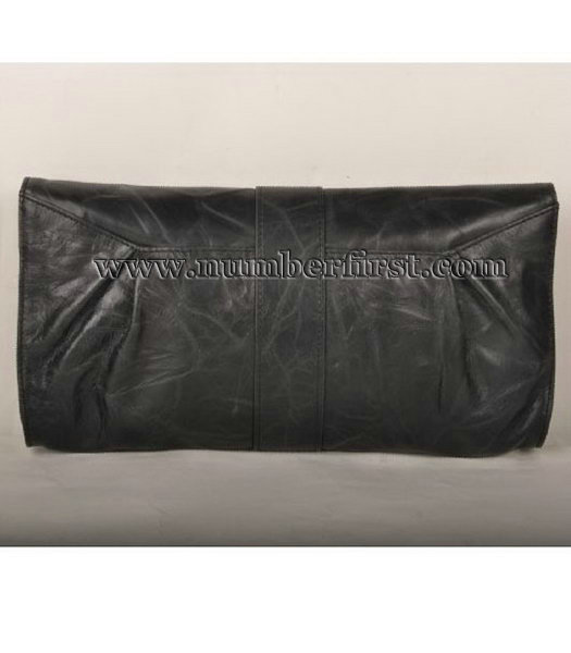 Fendi Oil Leather Clutch Black-2
