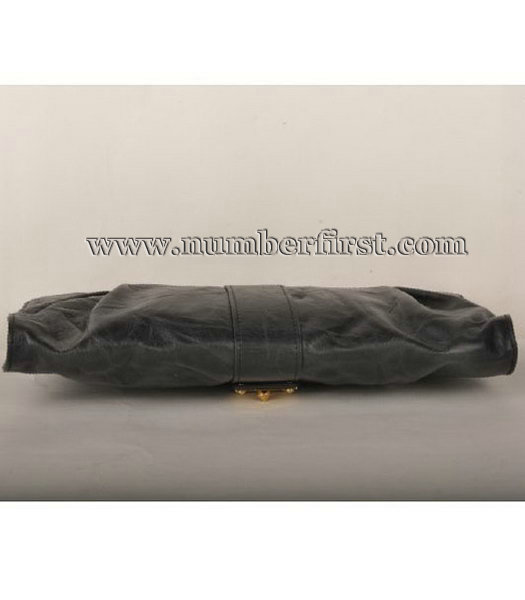Fendi Oil Leather Clutch Black-3