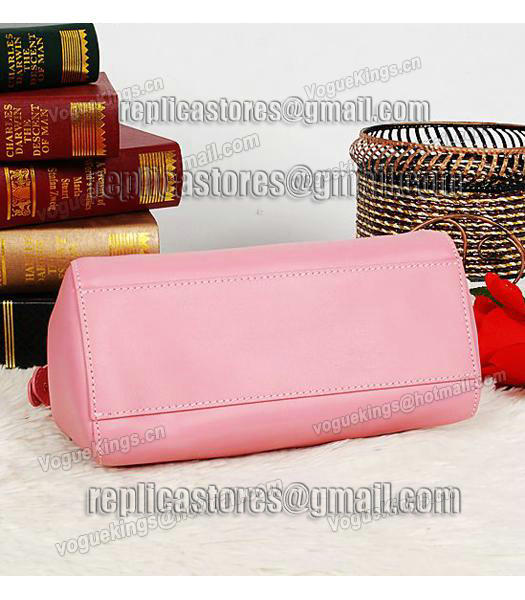 Fendi Peekaboo Original Leather Satchel Bag 2218 In Pink-3