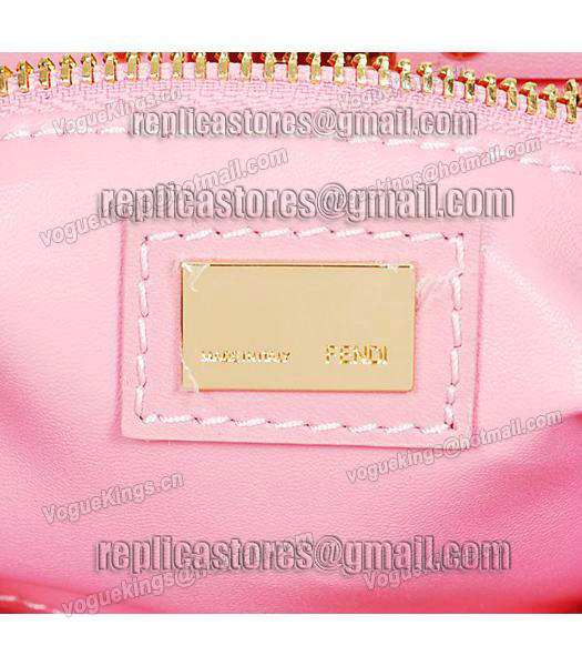 Fendi Peekaboo Original Leather Satchel Bag 2218 In Pink-5