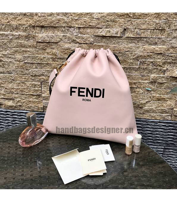 Fendi Pink Original Lambskin Leather Pack Medium Pouch-2