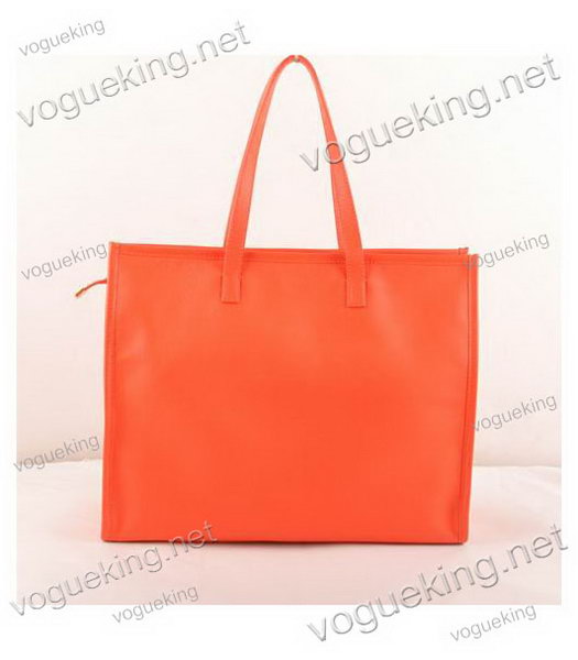 Fendi Red Suede Leather Large Shopping Bag-2