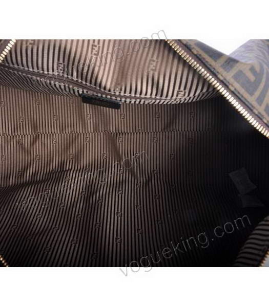 Fendi Selleria Oversized Traveling Bag With F PVC Waterproof Fabric-4